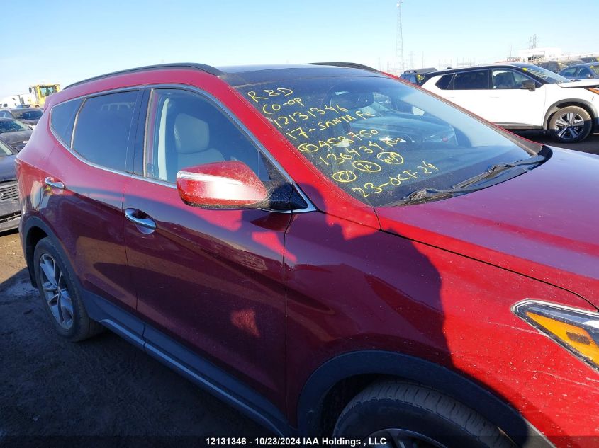 2017 Hyundai Santa Fe Sport VIN: 5XYZUDLA0HG458750 Lot: 12131346