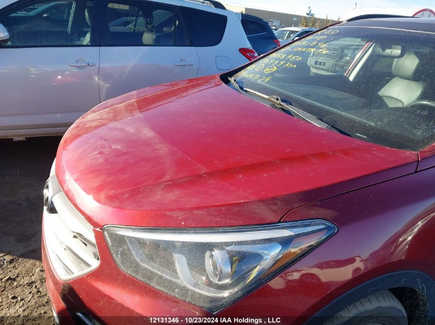 2017 Hyundai Santa Fe Sport VIN: 5XYZUDLA0HG458750 Lot: 12131346