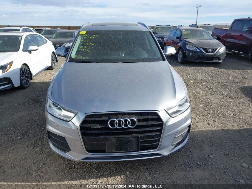 2017 Audi Q3 VIN: WA1JCCFS9HR000277 Lot: 12131379