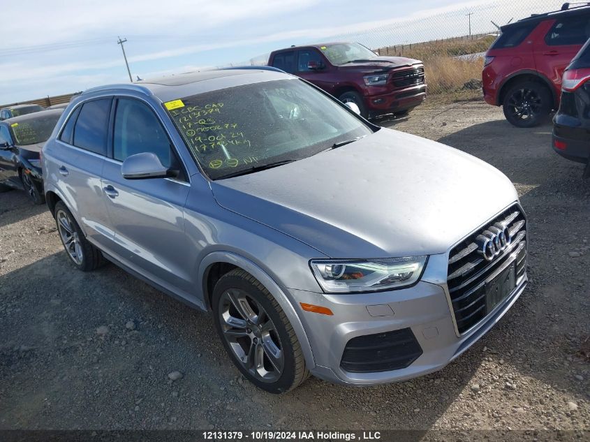 2017 Audi Q3 VIN: WA1JCCFS9HR000277 Lot: 12131379