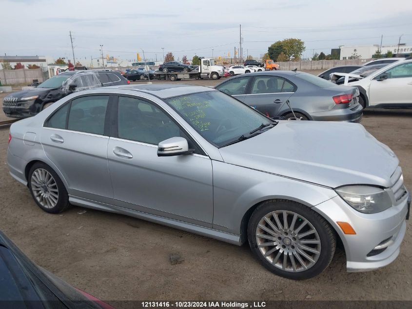 2011 Mercedes-Benz C-Class VIN: WDDGF8FB3BF556992 Lot: 12131416