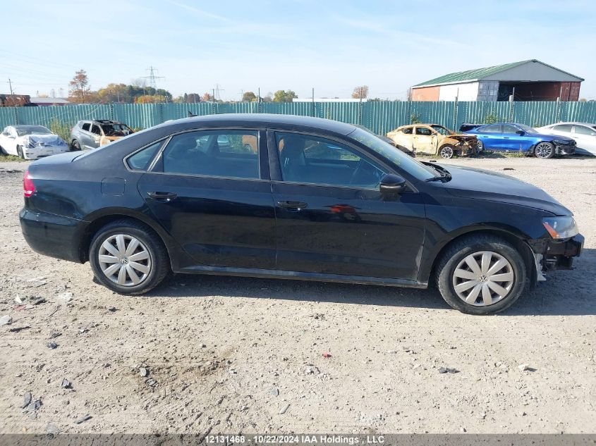 2012 Volkswagen Passat VIN: 1VWAH7A32CC098205 Lot: 12131468