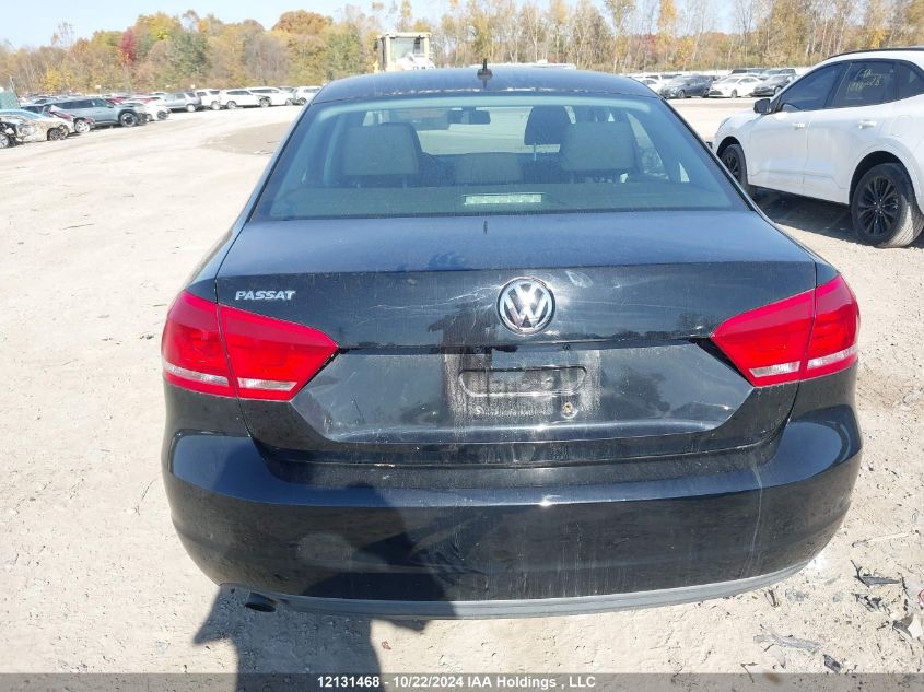 2012 Volkswagen Passat VIN: 1VWAH7A32CC098205 Lot: 12131468