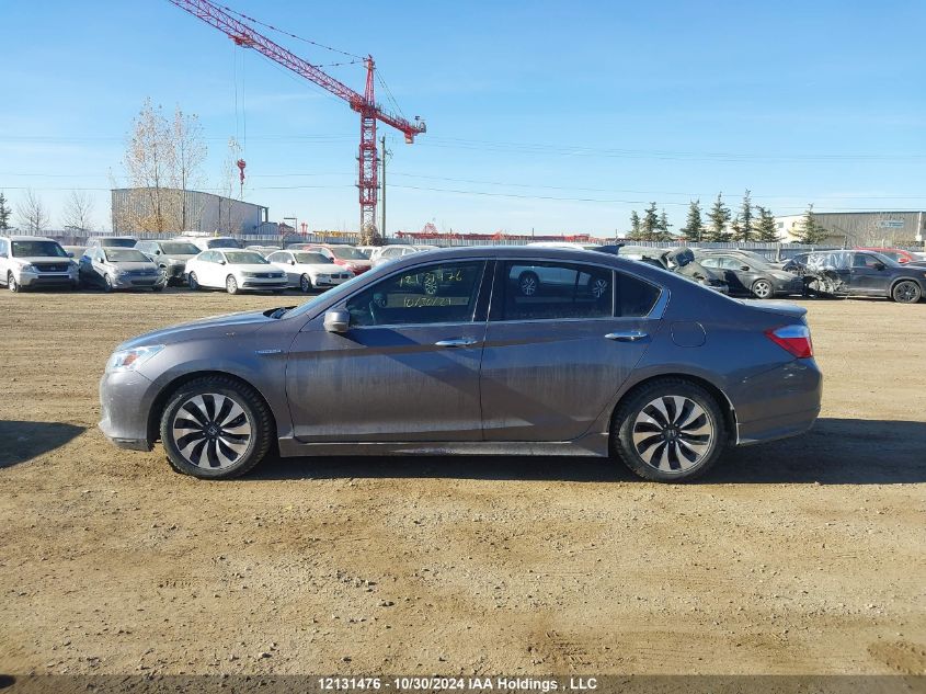 2014 Honda Accord Hybrid VIN: 1HGCR6F72EA800215 Lot: 12131476