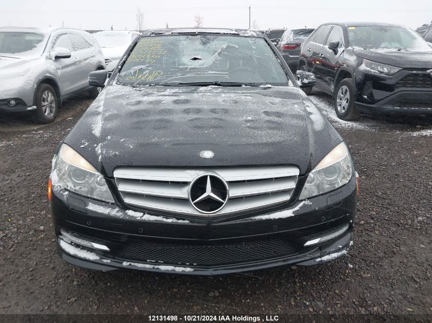 2011 Mercedes-Benz C-Class VIN: WDDGF8HB5BF578277 Lot: 12131498