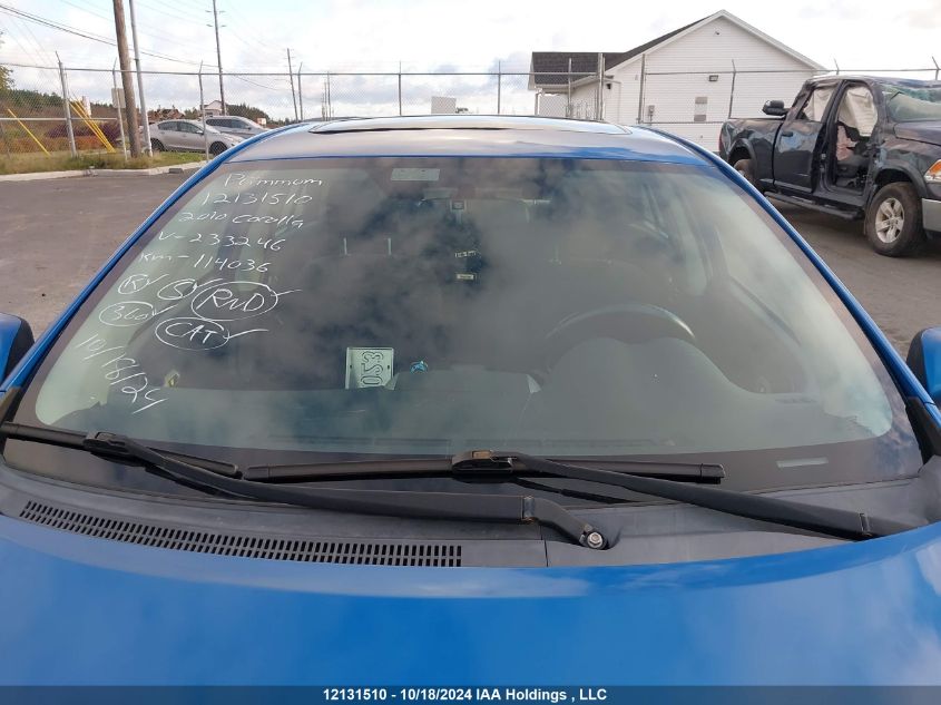 2010 Toyota Corolla S/Le/Xle VIN: 2T1BU4EE0AC233246 Lot: 12131510