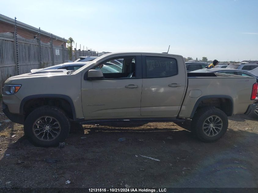 2021 Chevrolet Colorado Zr2 VIN: 1GCGTEEN2M1252842 Lot: 12131515