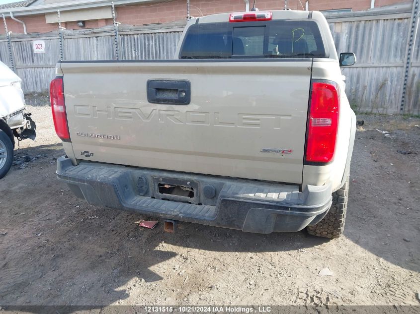 2021 Chevrolet Colorado Zr2 VIN: 1GCGTEEN2M1252842 Lot: 12131515