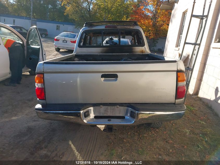 2002 Toyota Tacoma Double Cab VIN: 5TEHN72N62Z051835 Lot: 12131518