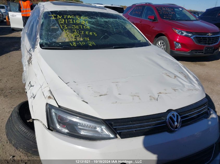 2013 Volkswagen Jetta VIN: 3VWLL7AJ8DM313883 Lot: 12131521