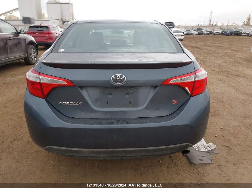 2015 Toyota Corolla L/Le/Le Pls/Prm/S/S Pls VIN: 2T1BURHE2FC424862 Lot: 12131540