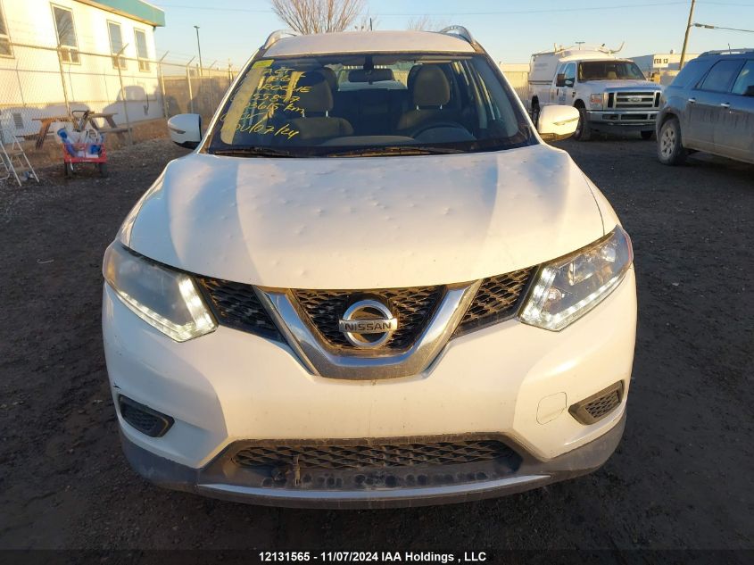 2016 Nissan Rogue VIN: 5N1AT2MV8GC755897 Lot: 12131565