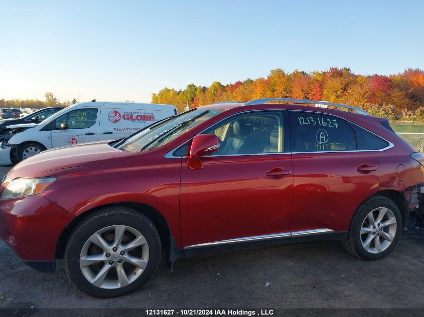 2012 Lexus Rx 350 VIN: JTJBK1BA5C2441935 Lot: 12131627