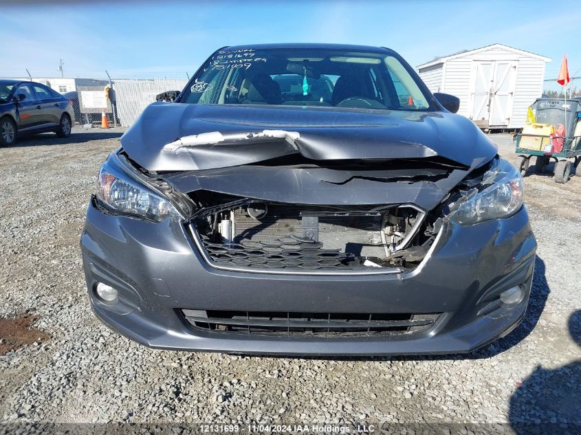 2018 Subaru Impreza VIN: 4S3GTAE65J3751409 Lot: 12131699