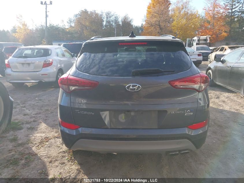 2018 Hyundai Tucson Ultimate 1.6T VIN: KM8J3CA26JU653029 Lot: 12131753