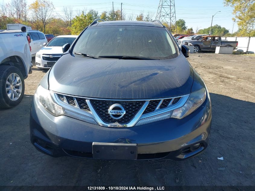 2013 Nissan Murano S/Sl/Le VIN: JN8AZ1MW1DW315721 Lot: 12131809