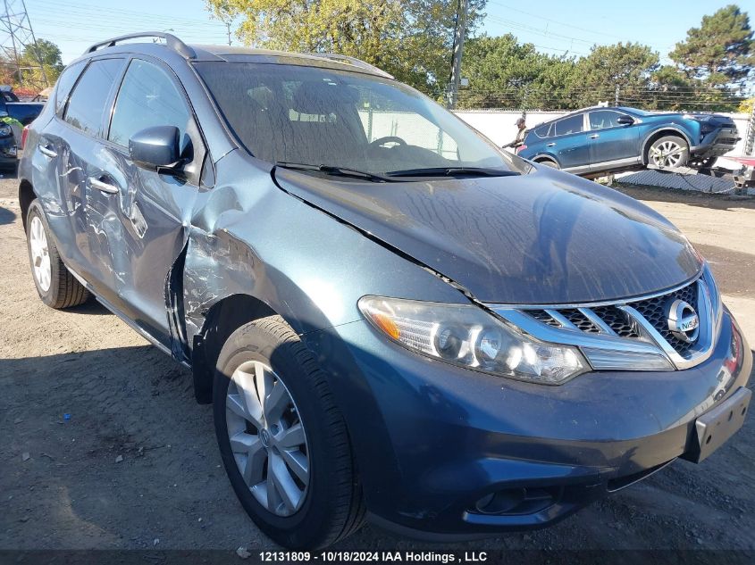 2013 Nissan Murano S/Sl/Le VIN: JN8AZ1MW1DW315721 Lot: 12131809