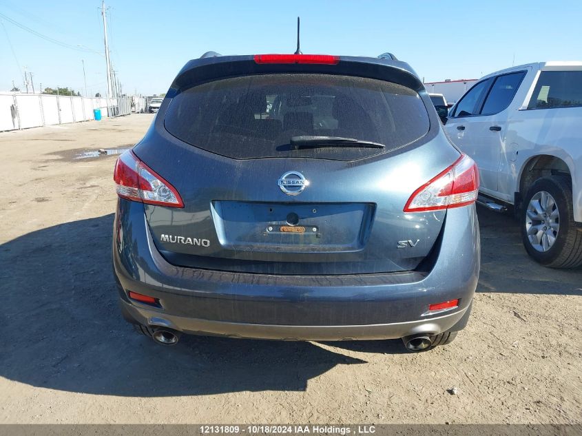 2013 Nissan Murano S/Sl/Le VIN: JN8AZ1MW1DW315721 Lot: 12131809