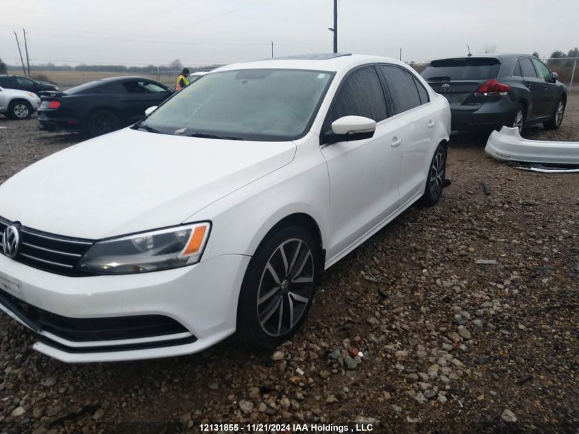 2015 Volkswagen Jetta Sedan VIN: 3VWD07AJ1FM407815 Lot: 12131855