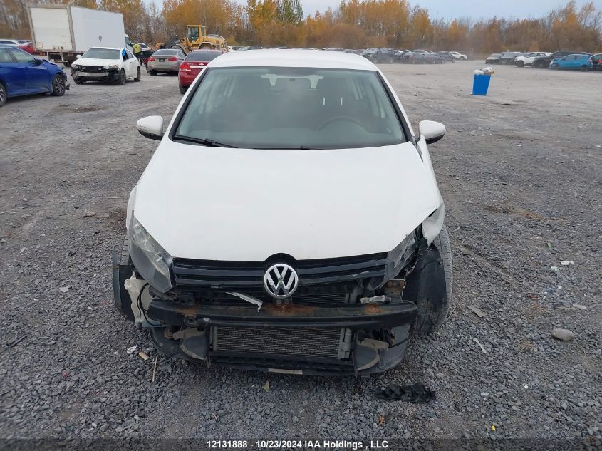 2013 Volkswagen Golf VIN: WVWCA7AJ1DW064318 Lot: 12131888