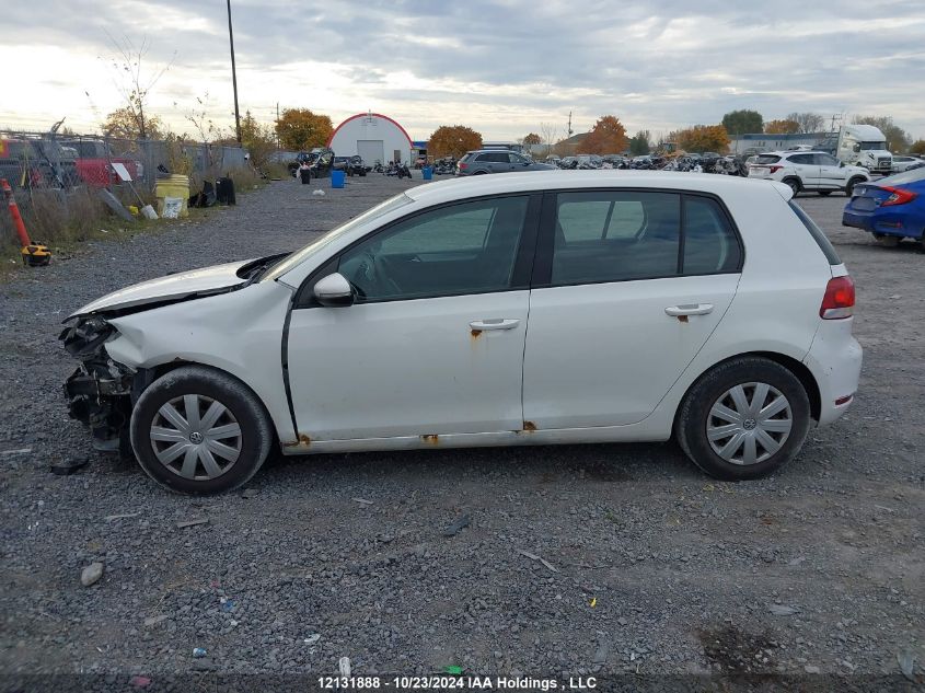 2013 Volkswagen Golf VIN: WVWCA7AJ1DW064318 Lot: 12131888