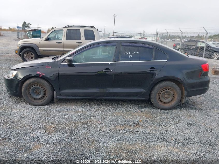 2013 Volkswagen Jetta Sedan VIN: 3VWDL7AJ1DM201592 Lot: 12132009