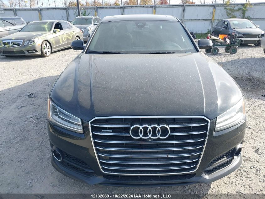 2016 Audi A8 VIN: WAUK3AFDXGN010917 Lot: 12132089