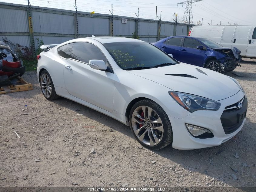 2015 Hyundai Genesis Coupe 3.8L/3.8 R-Spec/3.8 Ult VIN: KMHHU6KJ2FU127443 Lot: 12132165