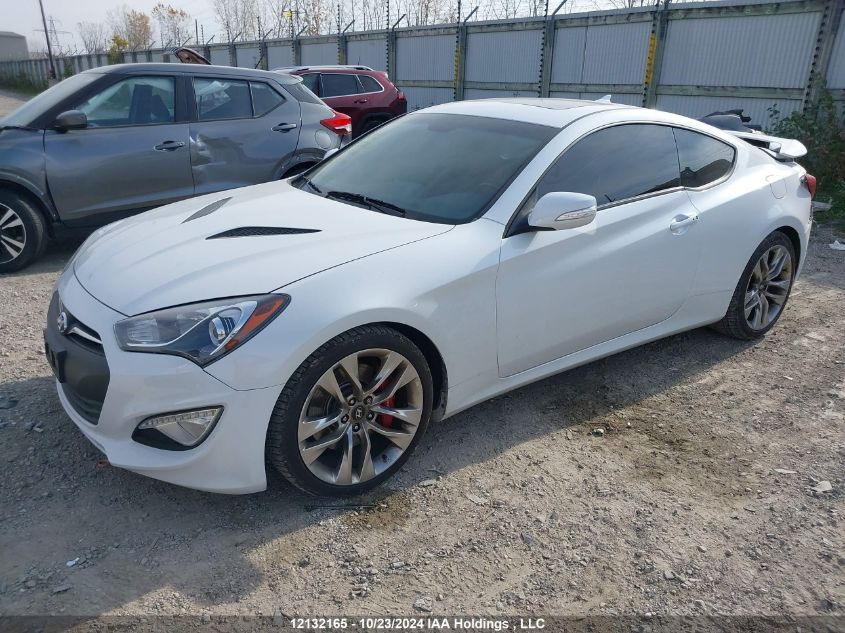 2015 Hyundai Genesis Coupe 3.8L/3.8 R-Spec/3.8 Ult VIN: KMHHU6KJ2FU127443 Lot: 12132165