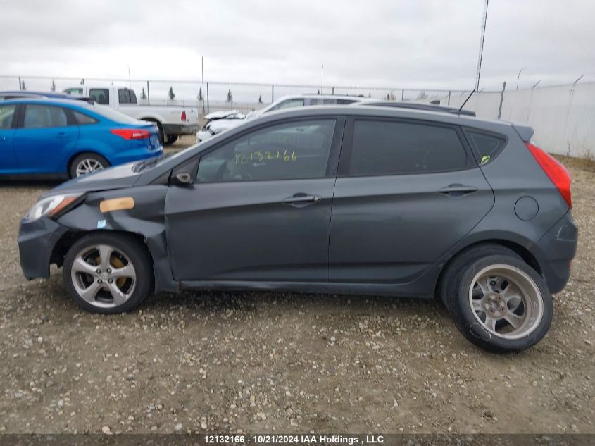 2012 Hyundai Accent Gls/Gs VIN: KMHCT5AE7CU002090 Lot: 12132166