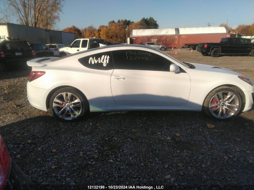 2016 Hyundai Genesis Coupe 3.8L VIN: KMHHT6KJ3GU135524 Lot: 12132198