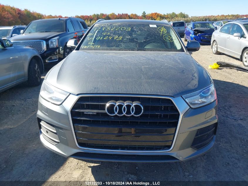 2017 Audi Q3 VIN: WA1JCCFS3HR012473 Lot: 12132203