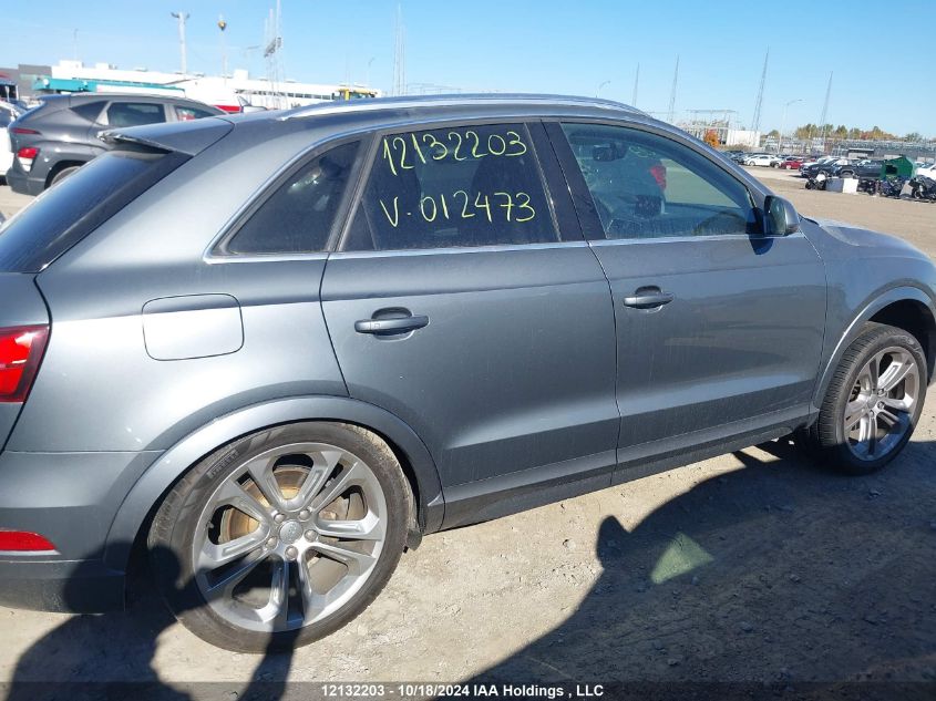 2017 Audi Q3 VIN: WA1JCCFS3HR012473 Lot: 12132203