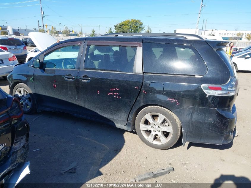 2012 Toyota Sienna Sport VIN: 5TDXK3DC4CS262555 Lot: 12132218