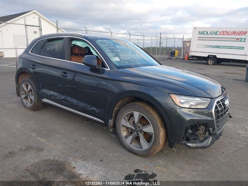 2022 Audi Q5 VIN: WA1AAAFY2N2044494 Lot: 12132283