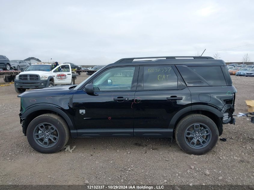 2024 Ford Bronco Sport Big Bend VIN: 3FMCR9B67RRE56756 Lot: 12132337