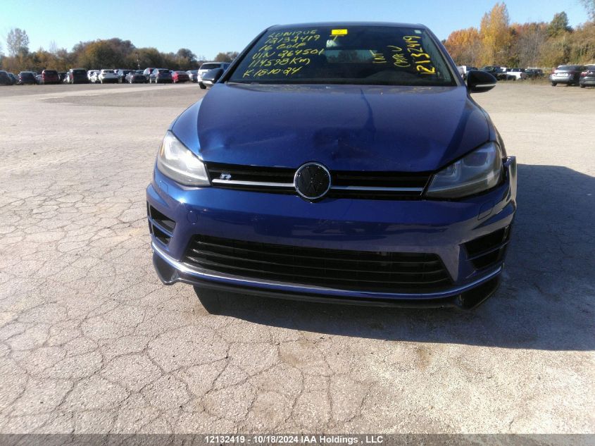 2016 Volkswagen Golf R VIN: WVWLF7AU6GW264501 Lot: 12132419