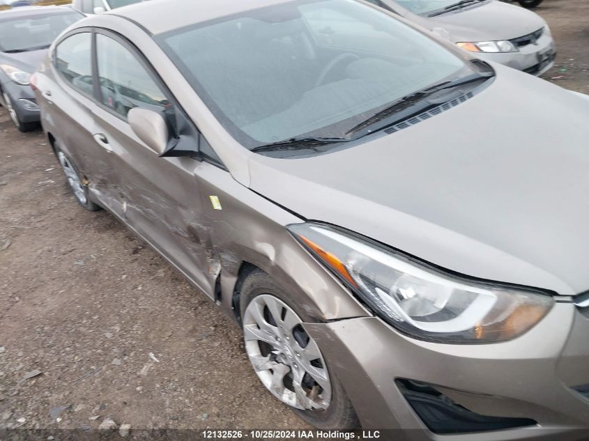 2016 Hyundai Elantra Gl VIN: 5NPDH4AE4GH696192 Lot: 12132526