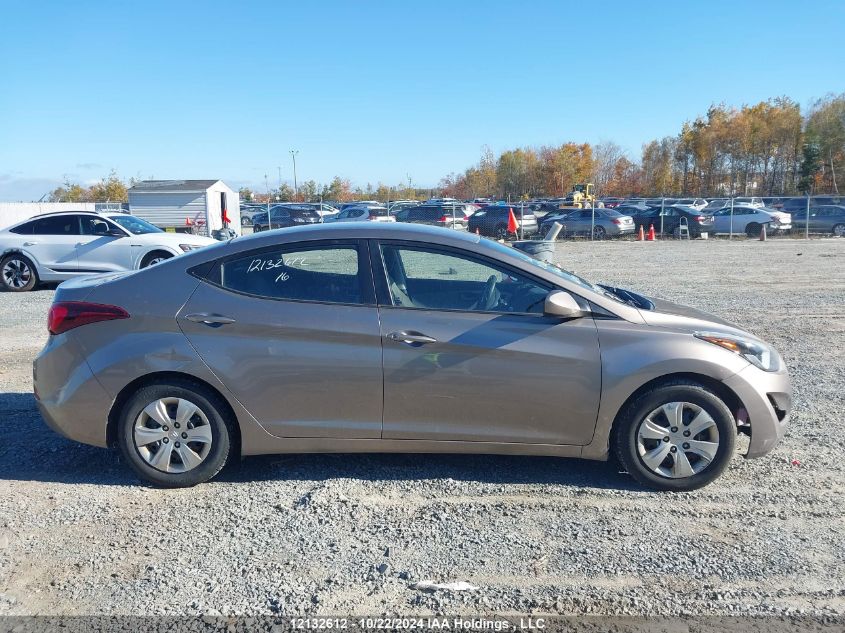 2016 Hyundai Elantra L+ VIN: 5NPDH4AE3GH664950 Lot: 12132612