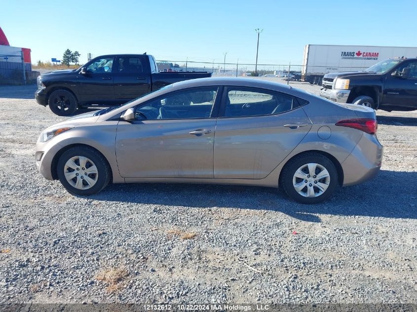 2016 Hyundai Elantra L+ VIN: 5NPDH4AE3GH664950 Lot: 12132612