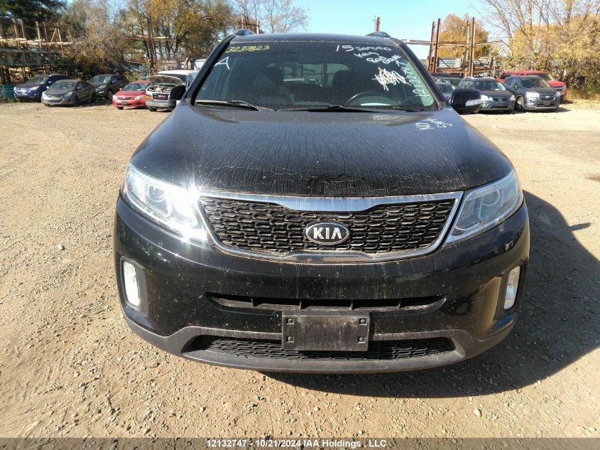 2015 Kia Sorento Lx VIN: 5XYKTCA64FG614735 Lot: 12132747