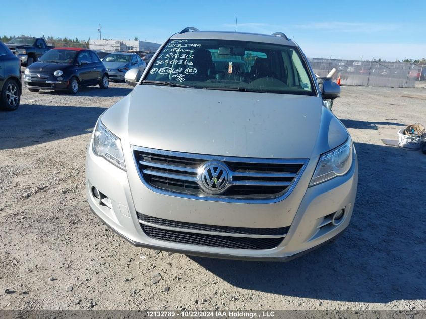 2011 Volkswagen Tiguan VIN: WVGBV7AX6BW546313 Lot: 12132789