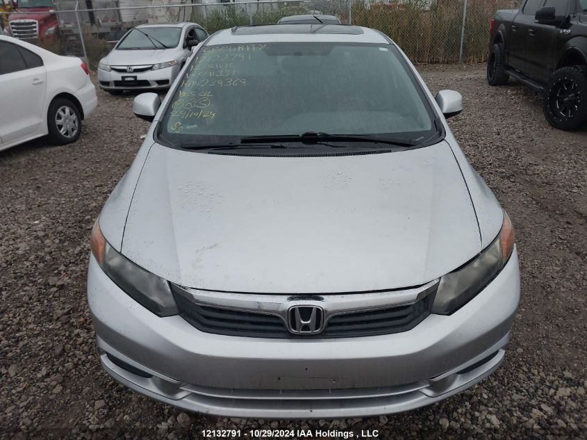 2012 Honda Civic Sdn VIN: 2HGFB2F50CH041331 Lot: 12132791