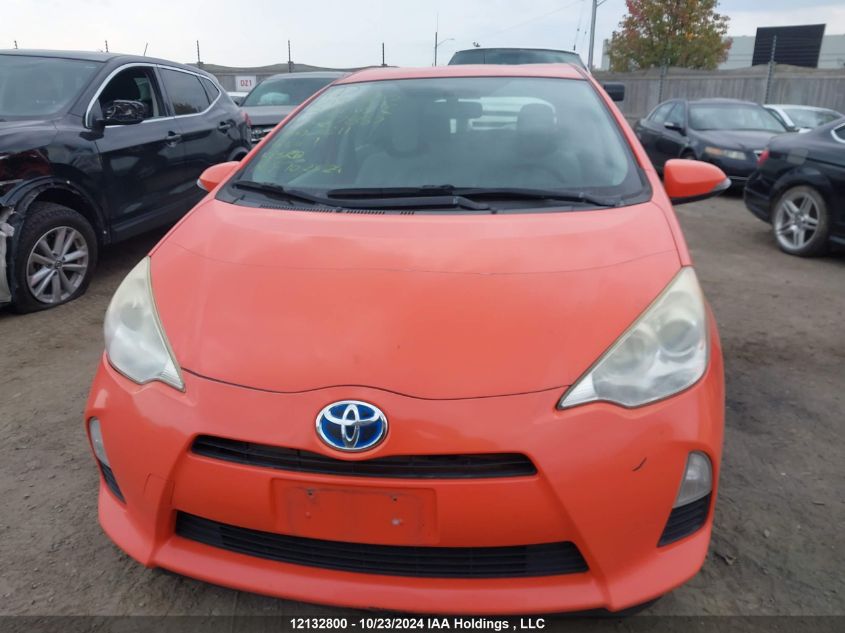 2013 Toyota Prius C VIN: JTDKDTB35D1037857 Lot: 12132800