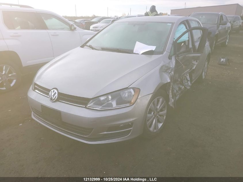 2015 Volkswagen Golf VIN: 3VW217AU2FM032998 Lot: 12132999