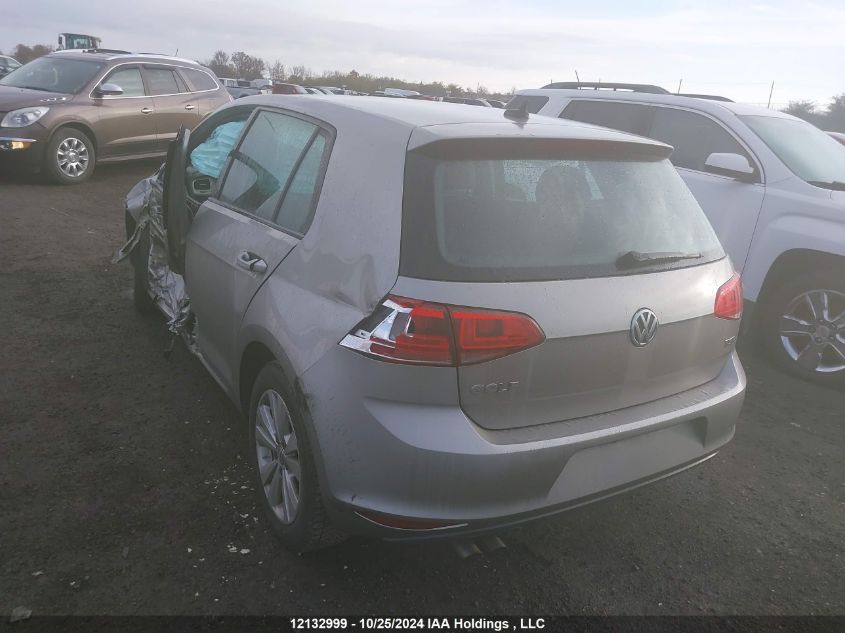 2015 Volkswagen Golf VIN: 3VW217AU2FM032998 Lot: 12132999