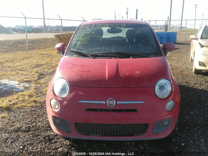 2016 Fiat 500 Sport VIN: 3C3CFFBR8GT118468 Lot: 12133029