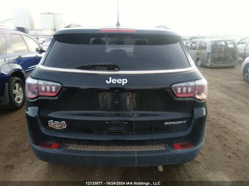 2020 Jeep Compass Sport VIN: 3C4NJDAB9LT107078 Lot: 12133077