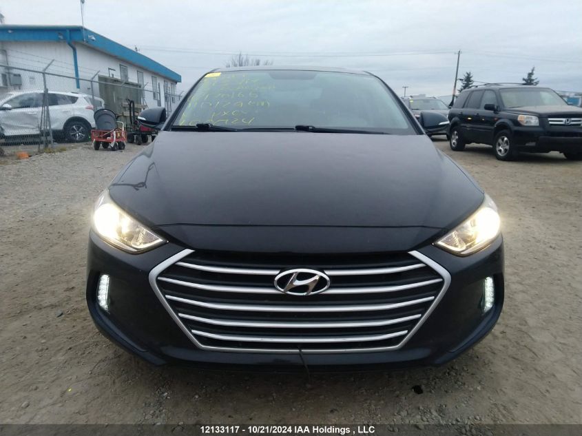 2017 Hyundai Elantra Se/Value/Limited VIN: KMHD84LF2HU170166 Lot: 12133117