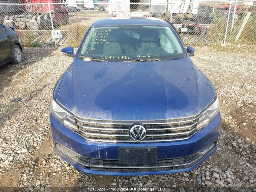 2017 Volkswagen Passat VIN: 1VWAT7A3XHC022897 Lot: 12133223